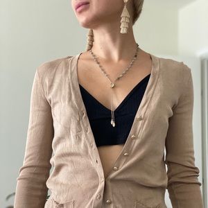 Stefanel silk cardigan
